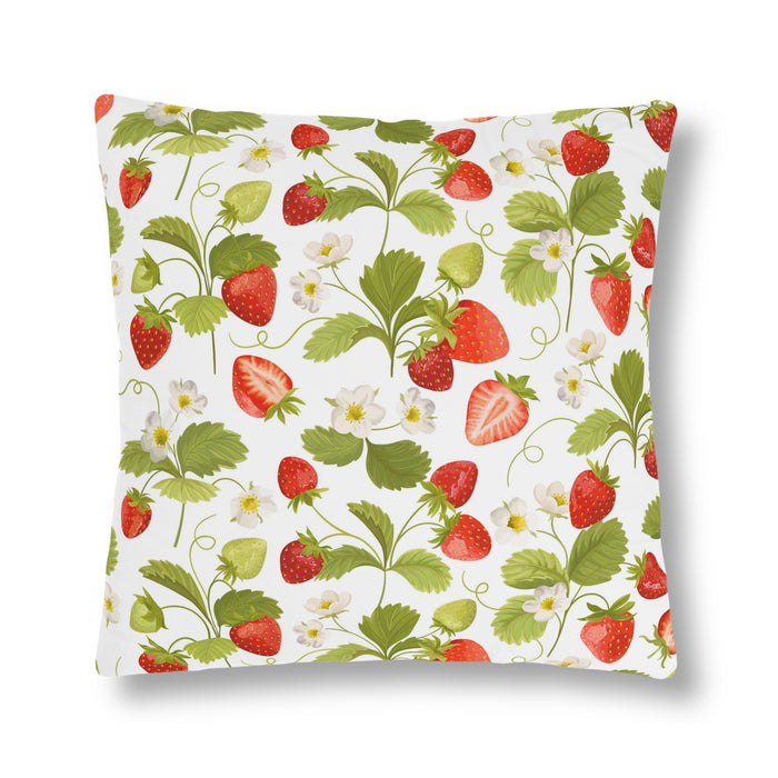 Stain-Free and Waterproof Outdoor Floral Pillows with Concealed Zipper