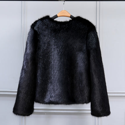 Peekaboo Studio Short Imitation Fox Fur Coat - Stylish & Warm