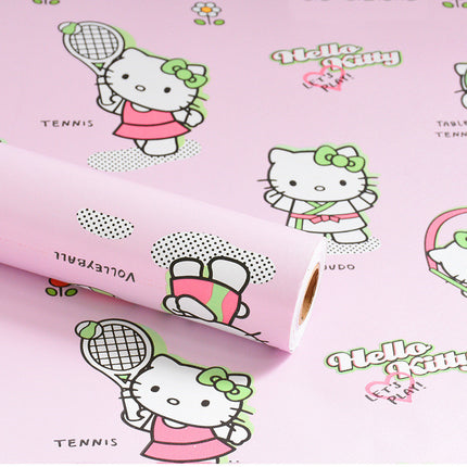 Self Adhesive Wallpaper PVC Cartoon Series Pastoral 45 Banana Stars Moon 10m