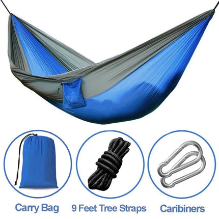 Portable Nylon Parachute Hammock for Backpacking — One Person, 150 kg