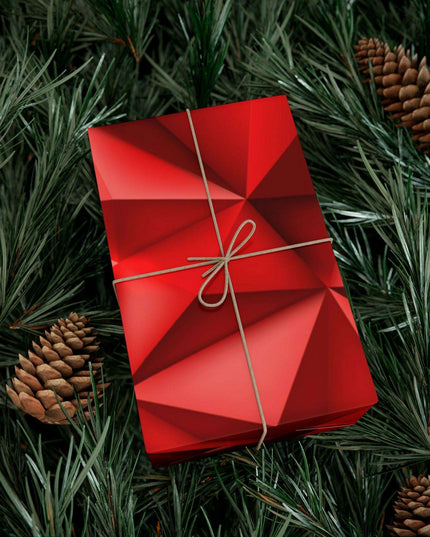 Eco-Friendly Elegance: Luxe Christmas Gift Wrap Set in Matte & Satin
