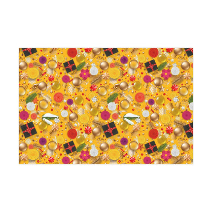 Exquisite 3D Luxury Christmas Gift Wrap Collection: Matte & Satin Options