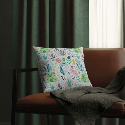 Vibrant Weather-Resistant Floral Garden Cushions - Très Bébé Collection