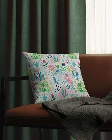 Vibrant Weather-Resistant Floral Garden Cushions - Très Bébé Collection