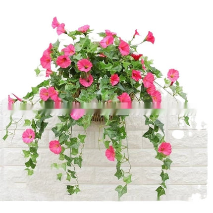 Peekaboo Studio Simulation Morning Glory Petunia - Durable Plastic, Re