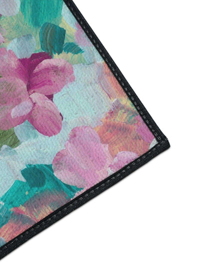Elegant Floral Non-Slip Area Rug for Modern Home Elegance
