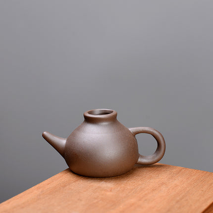 Stoneware Zisha Small Ceramic Vase Desktop Decoration