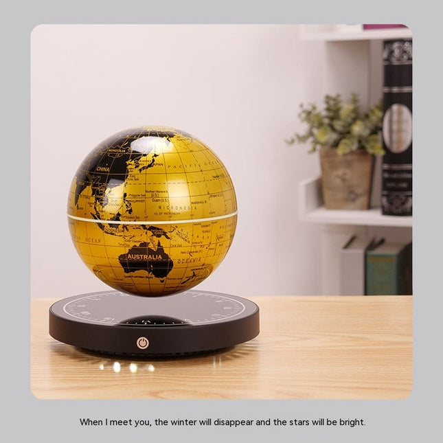 Très Elite Magnetic Levitation Globe with LED Night Light & 360° Rotat