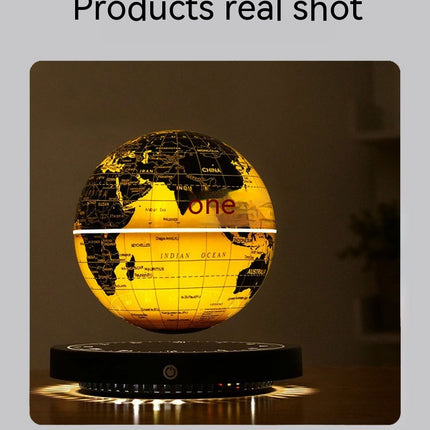 Très Elite Magnetic Levitation Globe with LED Night Light & 360° Rotat