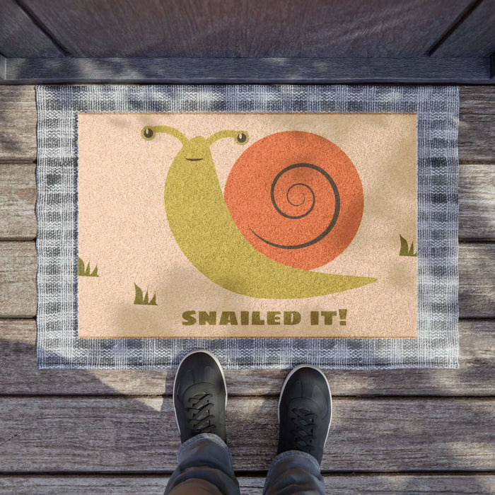 Customizable Snail Doormat - Eco-friendly grade-A tufted coir coconut fiber