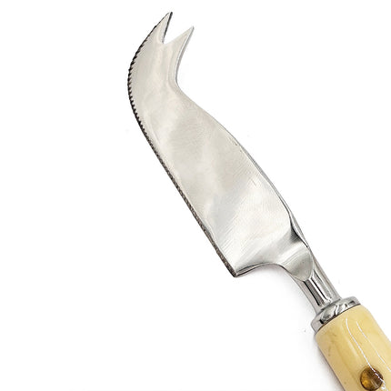 Room and Decor Multicolor Steel Cheese Server Set - 3 Pieces, Elegant