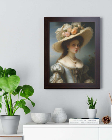 Elegant Femme Fatale: Sustainable Art Print for Stylish Home Interiors
