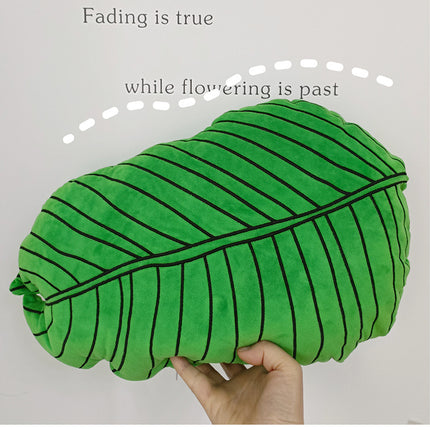 Peekaboo Studio Tropical Plant Leaves Pillow - Soft Fabric & Vibrant D