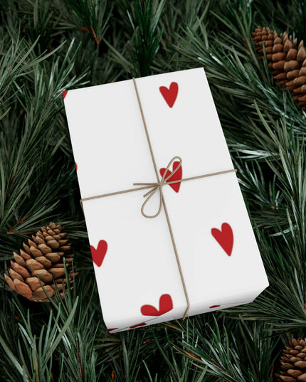 Luxurious Eco-Friendly Valentine Gift Wrapping Paper - Crafted in the USA