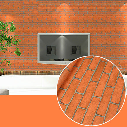 Peekaboo Studio Brick Pattern Waterproof Wallpaper - Durable & Easy to