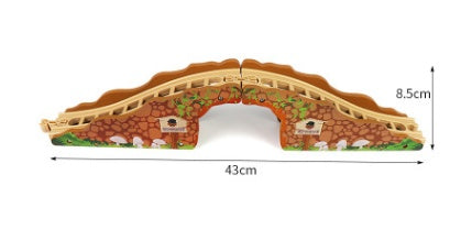 Wooden track accessories small train track toy