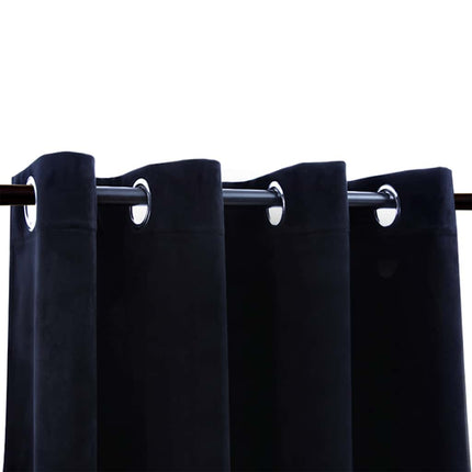 blackout curtain with metal eyelets, velvet. blackout curtain with