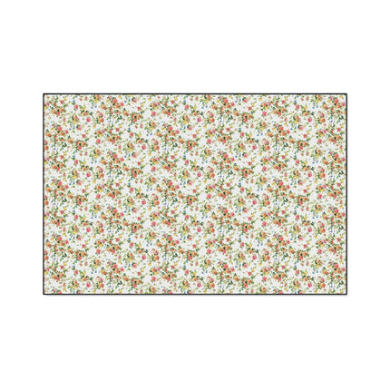 Elegant Vintage Floral Area Rug - Premium Design with Non-Slip Backing