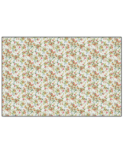 Elegant Vintage Floral Area Rug - Premium Design with Non-Slip Backing