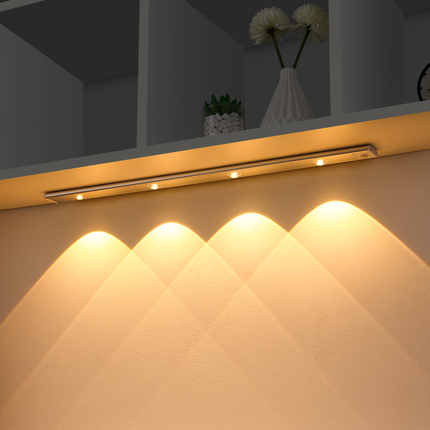 USB LED Night Light With Motion Sensor Ultra Thin Wireless Cabinet Wardrobe