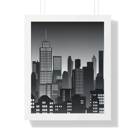 Eco-Chic Luxe Vertical Art Print with Sustainable MDF Frame