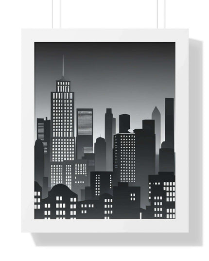 Eco-Chic Luxe Vertical Art Print with Sustainable MDF Frame