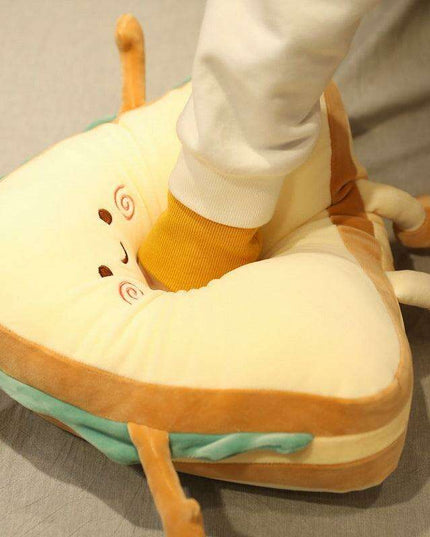 Whimsical Plush Expression Pillow: Charming Room Decor Accent