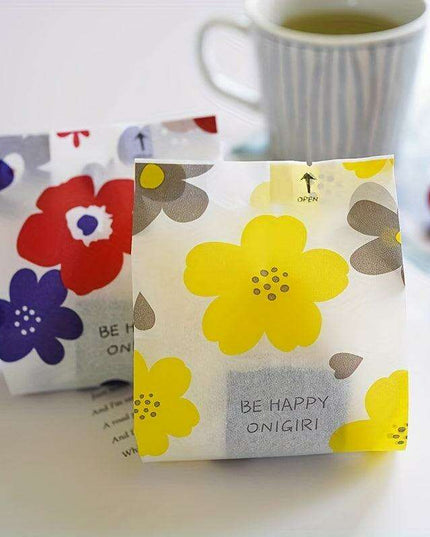 50-Pack Eco-Conscious Paper Bags for Takeaway Rolls and Sandwiches, Oil-Resistant, Microwave Safe