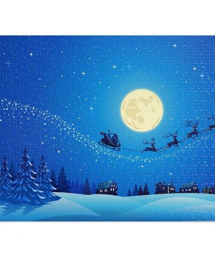 Customizable Family Jigsaw Puzzle Set in Stylish Metal Tin - Made in the USA for Quality Time