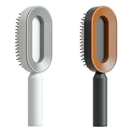 Self Cleaning Hair Brush For Women One-key Cleaning Hair Loss Airbag M