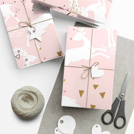 Chic Pink Artisan Gift Wrap Set - Handcrafted in the USA