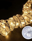 Gold Ribbon+Warm White / 2 meters and 20 lights