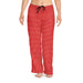 Opulent Red Polka Luxury Lounge Pants for Women