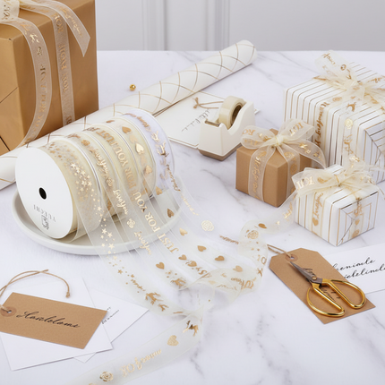 Peekaboo Studio Birthday Gift Ribbon - Decorative, High-Quality Materi