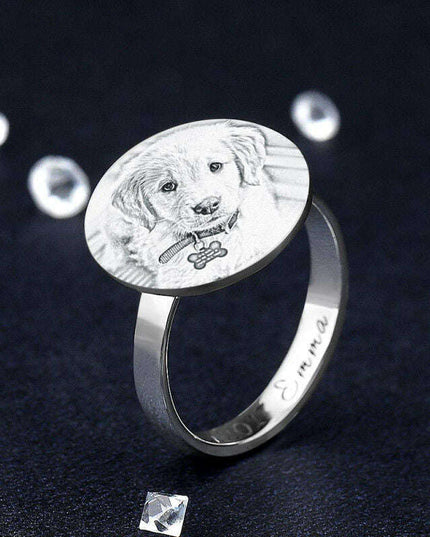 Personalized 925 Silver Pet Love Rings for All
