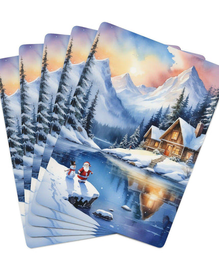 Holiday Spirit Poker Deck: Celebrate Game Nights with Festive Flair