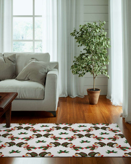 Cozy Winter Wonderland Snowman Plush Area Rug - Embrace Comfort and Classic Charm
