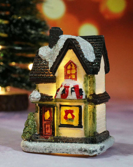 Christmas Decorations Micro Landscape Resin House