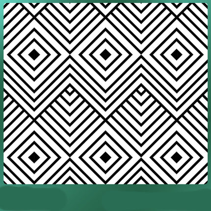 Living Room Wallpaper Geometric PVC Design 0.45x1m Minimalist Style