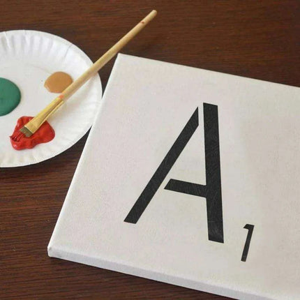 26-Piece Versatile Alphabet Stencil Set for Creative Crafts and Home Decor - Très Elite