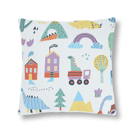 Colorful Nordic Floral Kids' Outdoor Waterproof Cushion Collection - Fun Zippered Pillows for Playtime Excitement