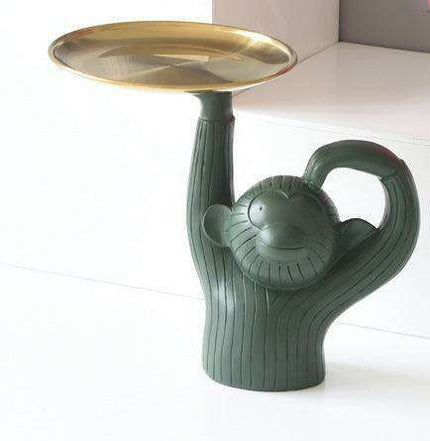 Artistic Monkey Tray - Stylish Key Organizer and Home Decor Piece