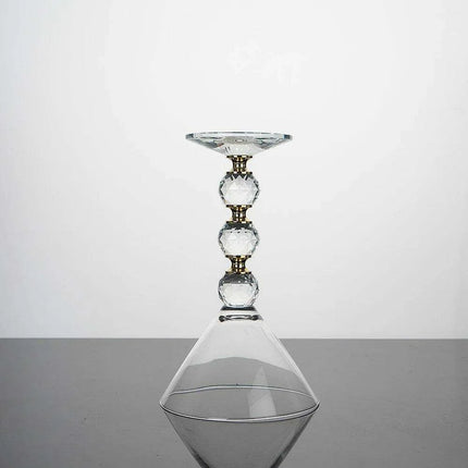260ML Elegant Lead-Free Crystal Martini Glasses - Premium Drinkware for Cocktails, Wine, and Coffee - Ideal for Celebrations, Bars, and Gift Giving - Très Elite