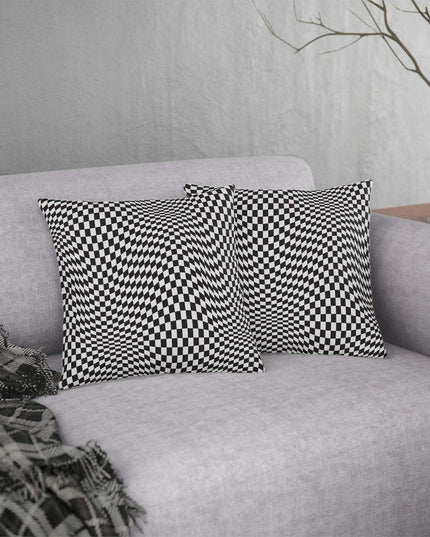 Elegant Waterproof Geometric Floral Cushion Set
