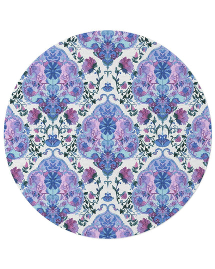 Elegant Chenille Round Area Rug: Classic Charm by Elite Maison