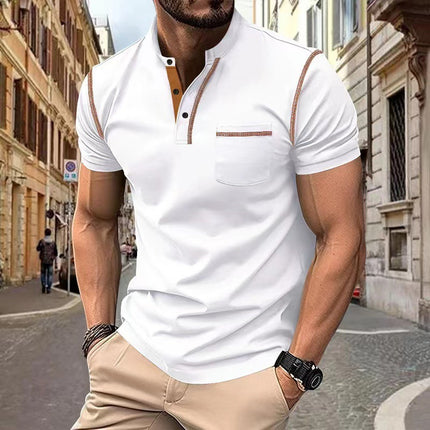 Peekaboo Studio Men's Quick Dry Polo Shirt - Breathable Cotton Blend