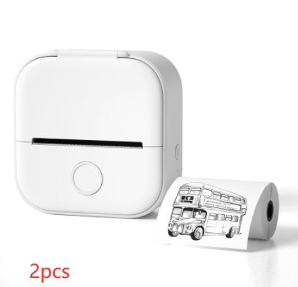 Portable Mini Thermal Label Printer Home Photo Printer Student Wrong Q