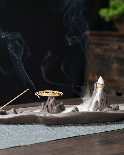 Elegant Purple Sand Incense Holder: Tradition Meets Contemporary Design