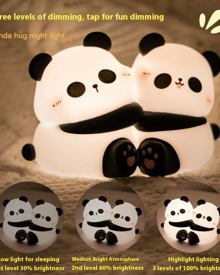 Panda Cuddle LED Night Light for Desk Decor