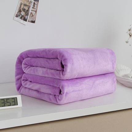 Peekaboo Studio Flannel Coral Blanket - Soft, Cozy, and Warm